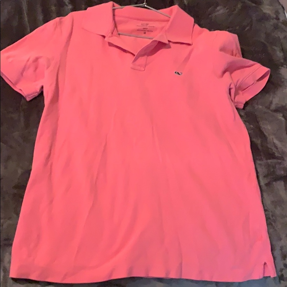 Pink Vineyard Vine Polo Shirt